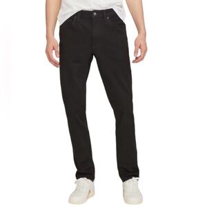 NEW EVERLANE The Slim 4-Way Stretch Organic Jean | Uniform in Black Size 35 x 28